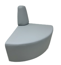 Модуль М10-1С экокожа светло-серый Art-Vision next 147 (категория С). Размер (ШхГхВ): 730х730х800мм.