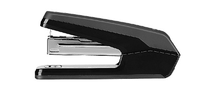 Степлер №24/6  №26/6 "Deli E0464BLACK Exceed" до 25 листов, открытый/закрытый тип сшивания, корпус металл/пластик, цвет черный