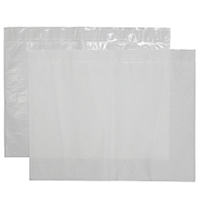 Конверт самоклеящийся А-4 230х325 мм (внутренний р-р 230х310 мм), прозрачный для сопроводительной документации , клеящий слой с обратной стороны конверта и на клапане