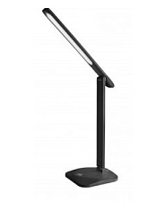 Светильник светодиодный Ultraflash UF-731 C02 настольный 11W(световой поток500lm) 6500K пластик/черный, сенсорный