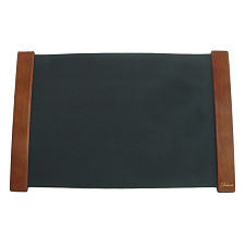 Коврик для письма 66х43см Delucci, надежно оберегает от повреждений поверхность стола, полиуретан/темно-коричневый орех