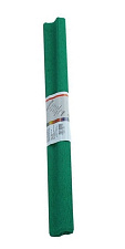 Цветная бумага - крепированная "Изумрудный", размер 50*250 см