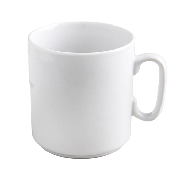 Кружка 300 мл, Добрушский фарфор «Джойс»,  материал фарфор, цвет белый 
