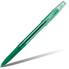 Ручка шариковая Pilot BPS-GG-F зеленый стержень, 0,7 мм, зеленый корпус, резиновая манжетка,