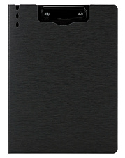 Планшет А4 с крышкой и верхним зажимом Deli 64513DK-GREY пластик, цвет серый