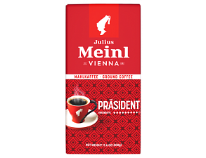 Кофе Julius Meinl Prasident (Президент) молотый 500 г мягкая упаковка, средняя обжарка, 80% Арабика 20% Робуста