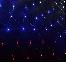Гирлянда Сеть "Флаг России" 1.6 х 1.6 м, IP20, 144 LED, свечение Триколор, фиксинг, 220 В арт. 1585762
