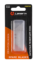 Лезвие для канцелярского ножа Lamark широкое 19 мм, 10 штук в упаковке