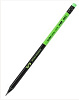 Карандаш чернографитовый Deli EC019-2B Enovation с ластиком, 2B, деревянный, шестигранный, цвет ассорти
