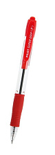 Ручка шариковая автоматическая Pilot BPGP-10R-F масляный красный стержень, 0,7 мм, резиновая манжетка