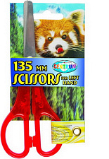 Ножницы 135 мм детские Centrum, для левшей, пластиковые ручки, закругленные концы, травмобезопасные, цвет ассорти