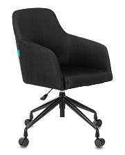 Кресло CH-380/BLACK. Обивка - ткань, цвет черный. Металлическая крестовина. Механизм Пиастра. Нагрузка до 100 кг. 