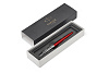 Ручка PARKER Jotter Essential K-63 Kensington Red СT M NEW, синий стержень, корпус: нержавеющая сталь/лак/хром, подарочная коробка