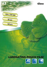 Заготовки для ламинировния А5 глянцевая поверхность, размеры 154х216мм, плотность 80 мкр, 100шт/уп