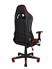 Кресло геймерское Lotus EVO экокожа, цвет черный/красный. Пластиковая крестовина.Механизм Топ-ган. Нагрузка до 120 кг.