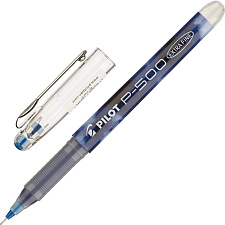 Ручка гелевая Pilot DL-P50 синий стержень, 0,5 мм, синий корпус,  наконечник из нержавеющей стали и шариком из карбида вольфрама