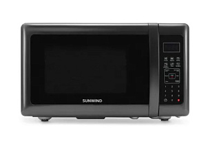 Микроволновая печь SunWind SUN-MW007, 20л, мощность 700Вт, электронное управление, черный