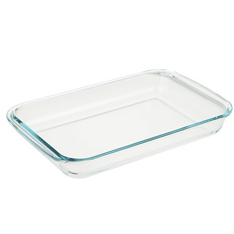 Форма для запекания "SATOSHI" объем 3л прямоугольная, жаропрочная, с ручками, стекло, размер 39,3х23,6х5,2см