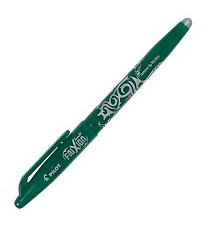 Ручка стираемая гелевая Pilot BL-FR-7 "Пиши-стирай", зеленый стержень, 0,7 мм,