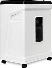 Шредер на роликах "ГЕЛЕОС УМ26-4" формат А-4, секретность DIN-32757 3/ DIN-66399 P- 4, фрагмент 3,9х35мм, уничтожает 16 листов, корзина 26 литров, скорость резки 40 мм/с, уровень шума 55дБ, уничтожение скоб, скрепок, пластиковых карт