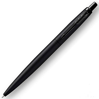 Ручка шариковая PARKER Jotter Monochrome XL SE-20 черный матовый M синий стержень, нержавеющая сталь, отделка чёрное PVD покрытие, подарочная упаковка