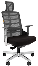 ОБНОВЛЕНИЕ КОЛЛЕКЦИИ. ГОРЯЩАЯ ЦЕНА! Кресло CH SPINELLY. Обивка - спинка серая сетка, сиденье черная сетчатая ткань. Регулируемые подлокотники. Хромированная крестовина. Синхромеханизм. Нагрузка до 120 кг.