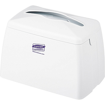 Держатель для сложенных салфеток с верхней подачей Luscan Professional MAXI N4 1331W, пластиковый, белый, размеры: 23х16,5х14 см