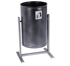 Урна уличная металл. Уралочка 21л, 550х260х340 мм, цвет серебро