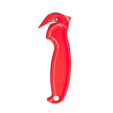 Нож промышленный безопасный для вскрытия упаковочных материалов, цвет красный