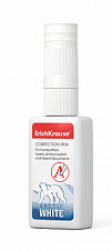 Корректирующий  карандаш (штрих)  ErichKrause "ARCTIC WHITE" объем 12 мл, на спиртовой основе, пластиковый наконечник