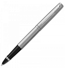 Роллер PARKER Jotter Core T-61 Stainless Steel CT M, корпус нержавеющая сталь/пластик, стержень черный, в подарочной упаковке