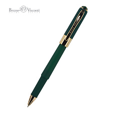 Ручка подарочная шариковая Bruno Visconti "MONACO", синий стержень, 0,5 мм, зеленый корпус