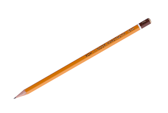Карандаш чернографитный "KOH-I-NOOR" 1500 2В, шестигранные, заточенный
