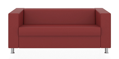 Диван Аполло 3-местный экокожа красный ИК Р2 euroline 960 (1 категория) 1730х850х700 мм (ШхГхВ)