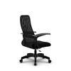 Кресло SU-C-8. Обивка - сетка/ткань-сетка, цвет черный. Пластиковая крестовина. Механизм Пиастра. Нагрузка до 120 кг.