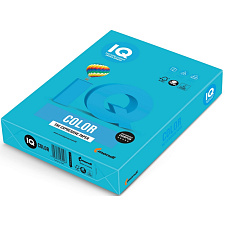 Бумага IQ COLOR, формат А-4, плотность 160 г/м2,  250 листов, интенсив, цвет светло-синий AB48