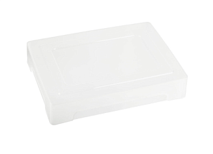 Контейнер для документов  А4, 245*330*63мм, пластиковый, прозрачный, разборный