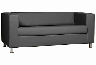 Диван Аполло 3-местный экокожа железно-серый P2 Euroline 996 (1 категория). Размер (ШхГхВ): 1730х850х700 мм.