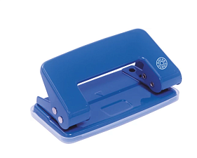 Дырокол до 10 листов, DOLCE COSTO, металлический  корпус, 2 отверстия, цвет синий
