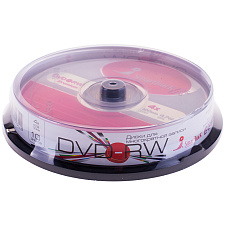 Диск DVD-RW  10шт/уп, Smart Track Cake Box, 4.7ГБ, 4х