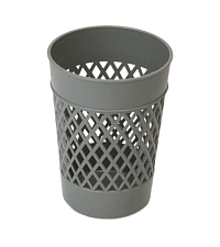 Подставка для канцелярских мелочей, пластик, цвет серый