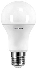 Лампа светодиодная Ergolux ЛОН 17W цоколь Е27 4500К А60 4К Световой поток: 1600 lm пластик/алюмин
