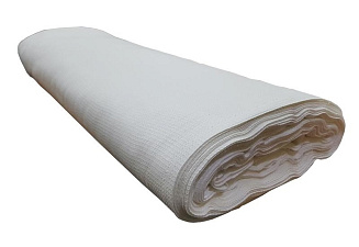 Ткань "Вафельное полотно" ширина 80см, длина рулона  50м,  плотность 140гр, цена рулон