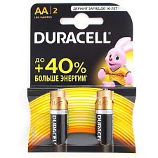 Батарейка щелочная Duracell BL-20 / 1,5V / LR6, AA, Пальчиковая 2шт