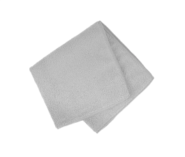  Салфетка-тряпка для пола микрофибра 70х80 см универсальная, 1 шт/уп, плотность 320гр/м2, ультразвуковая обработка края, цвет серый
