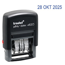 Датер TRODAT 4820, оттиск 22х40мм, месяц словом (сменная подушка 6/4911)