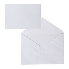 Конверт А-5 162х229 мм белый 80г/м2, декстрин, треугольный клапан (С5)
