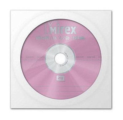 Диск DVD+RW 4,7Gb 4х бумажный конверт 1шт/уп