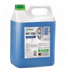 Чистящее средство гелевое  для сантехники Grass "WC-GEL" 5,3 л  Удаляет  известковоый налет, подтеки ржавчины, солевые отложения. Не содержит хлор, канистра