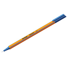 Ручка капиллярная Berlingo "Rapido" синия, диаметр 0,4 мм корпус оранжевый